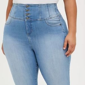 Torrid Corset Skinny Jeans